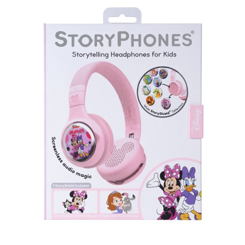 NEW Disney StoryPhones Bluetooth Wireless Headphones Minnie Mouse Learn Tonie